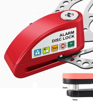 Disco Freno Moto con Alarma y Cuerda