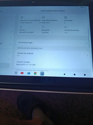 Tablet Android 10.1 Pulgadas Negra