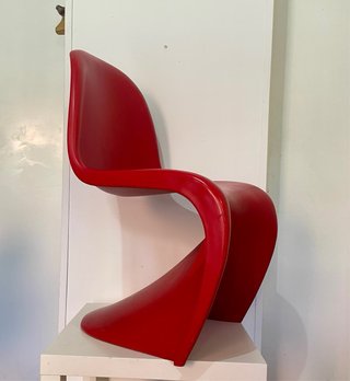 Pack 4 Sillas Diseño Panton Rojo