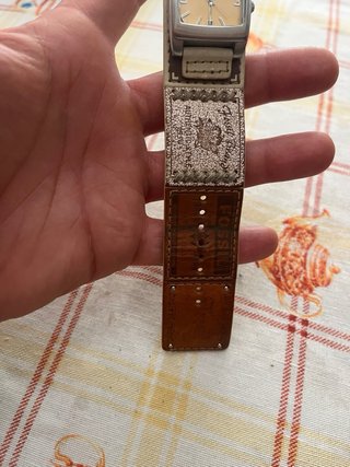 Orologio Fossil Vintage Beige/Marrone Funzionante