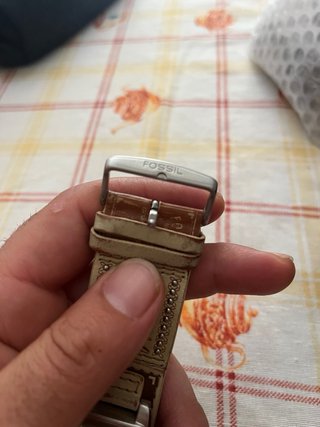 Orologio Fossil Vintage Beige/Marrone Funzionante