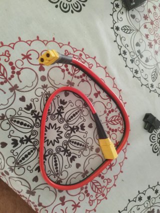Adaptador Cable XT60 a XT90 10AWG