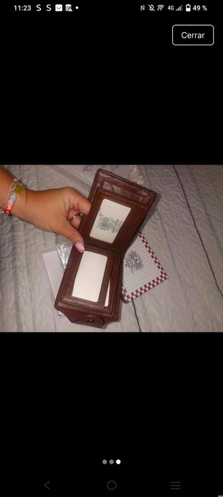 Cartera hombre marrón sin estrenar