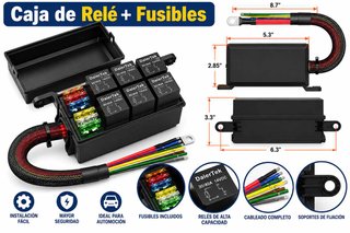Caja Relés y Fusibles 12V Precableada
