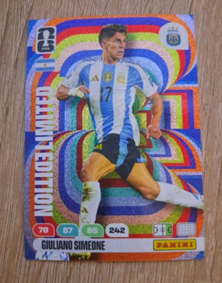 Carta Adrenalyn XL Edición Limitada Purpurina