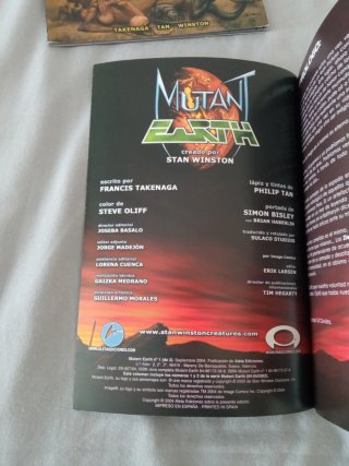 MUTANT EARTH. COMPLETA. STAN WINSTON EN COMIC.