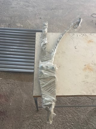 Brazo curvo para motor de techo