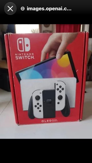Nintendo Switch OLED mandos de color, - Impecable