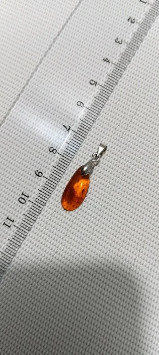 Colgante Plata 925 con Ámbar Báltico.