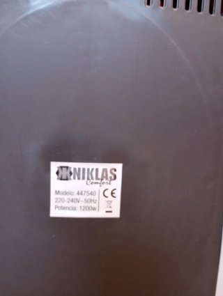 Calefactor de cuarzo Niklas