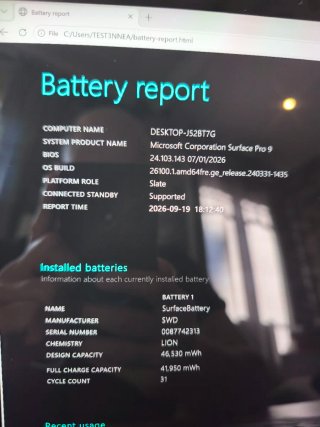 Surface Pro 9 i7 16GB RAM 500GB SSD Plata