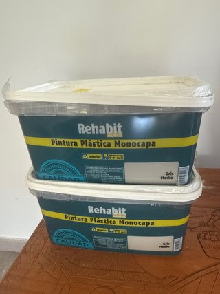 Pintura Rehabit Gris Medio Monocapa
