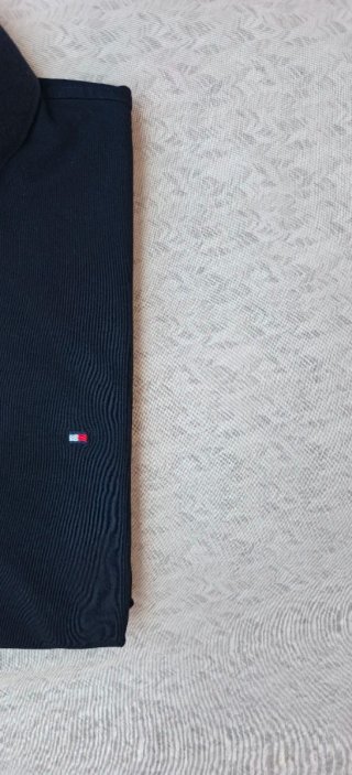 Tommy Hilfiger Polo Manica Lunga Blu Taglia L