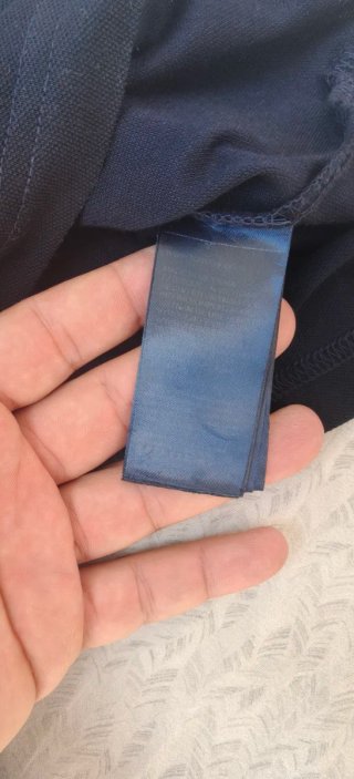 Tommy Hilfiger Polo Manica Lunga Blu Taglia L