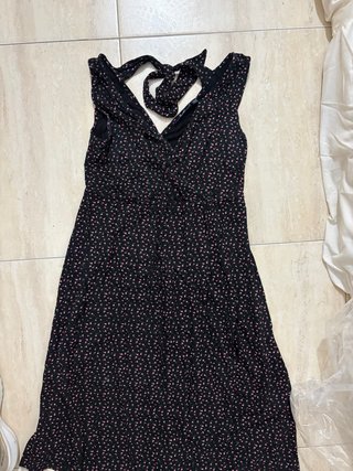 Vestido premamá tirantes estampado
