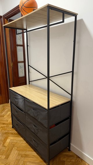 Vestidor Tissa 6 cajones + 1 barra
