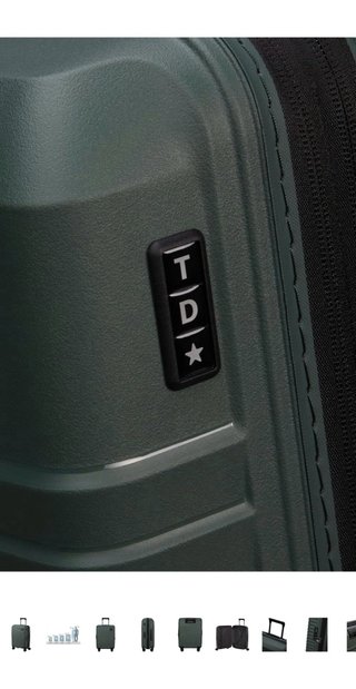 Samsonite Intuo Maleta Cabina 55 cm Verde (Olive)