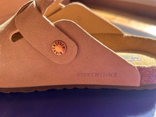 Zuecos Birkenstock Beige Talla 41