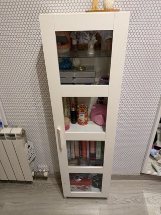 Vitrina Ikea Blanca y Transparente