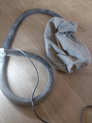 Lijadora de pared con aspiración