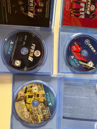 Pack 3 Juegos FIFA PS4: 17, 18, 19
