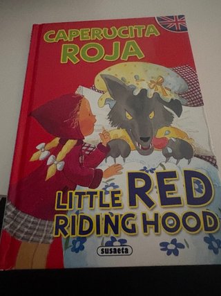 Libro caperucita roja ingles español