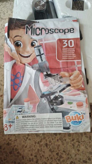 Microscopio infantil con accesorios