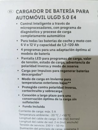 Cargador Batería Coche Ultimate Speed