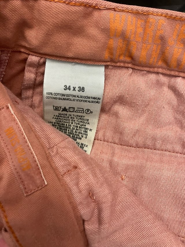 Pantalón Dockers Chino Recto Rosa Hombre