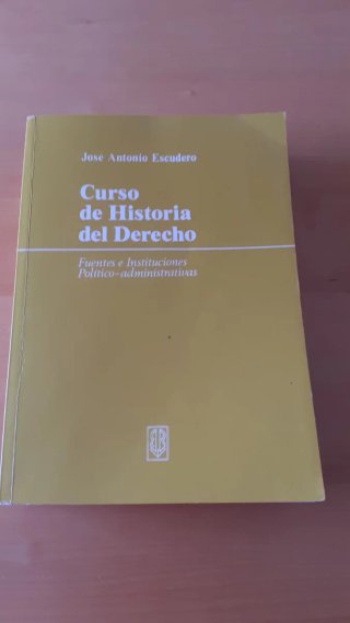 Curso De Historia Del Derecho