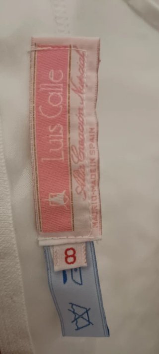 Vestido de comunión niña blanco