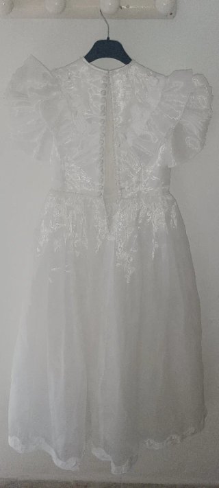 Vestido de comunión niña blanco