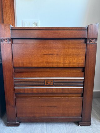 Dormitorio completo madera oscura NEGOCIABLE!!!!!!