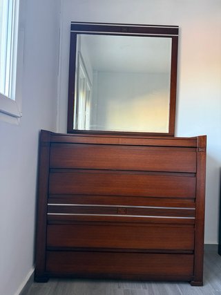 Dormitorio completo madera oscura NEGOCIABLE!!!!!!