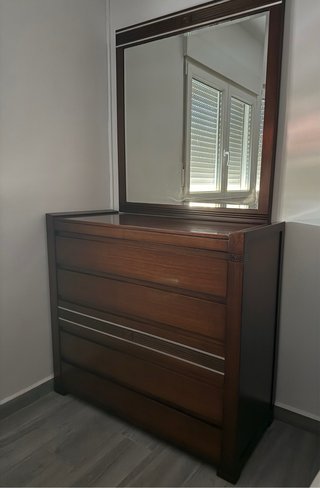 Dormitorio completo madera oscura NEGOCIABLE!!!!!!