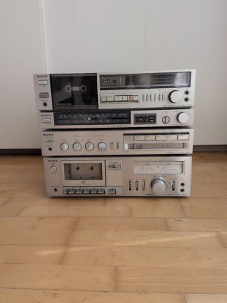 Torre Sonido Sony Plata