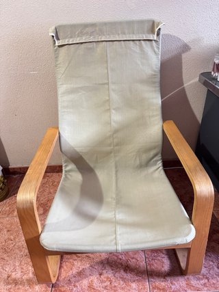 Poltrona IKEA POÄNG — Rovere / Beige — Buone condizioni