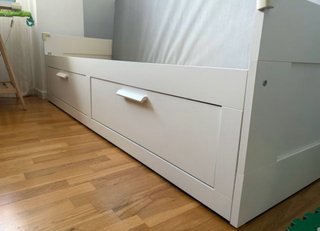 Cama Diván Extensible IKEA Brimnes Blanca