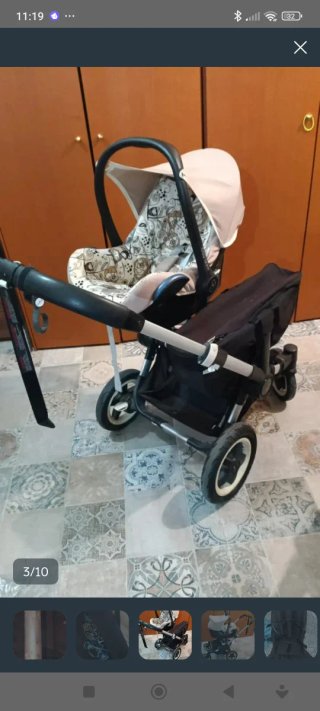 Cochecito Bugaboo Donkey 2 Mono. € ajustado xq urg