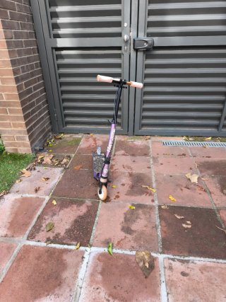 Patinete morado 6-10 años