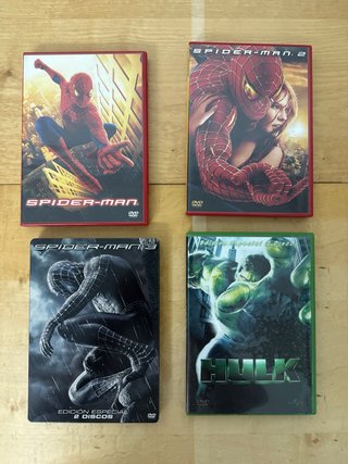 Lote DVD Películas Superhéroes y Fantasía