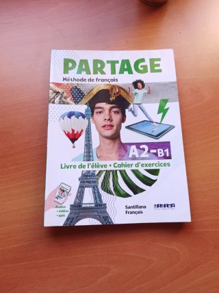 PARTAGE A2/B1 LIVRE+CAHIER