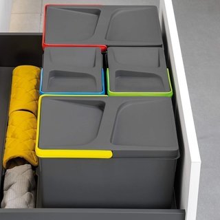Contenitori per cassetti cucina Emuca Recycle