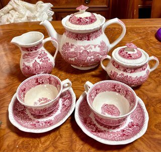 Conjunto de café porcelana inglesa ADAMS