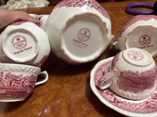 Conjunto de café porcelana inglesa ADAMS