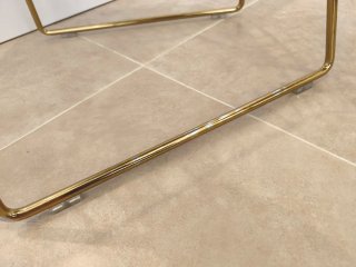 Coppia di sedie Maisons du Monde in metallo dorato