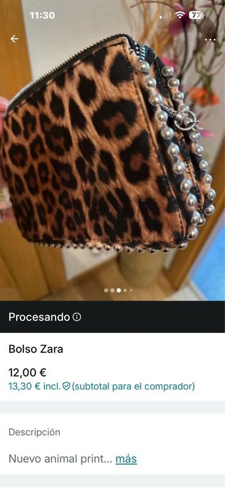 Bolso Zara Animal Print