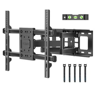 LG Smart TV 75" y soporte de pared articulado