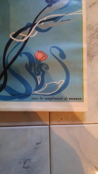 Poster pubblicitario Pernod originale