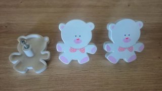 Tiradores infantiles de oso para puertas/cajones